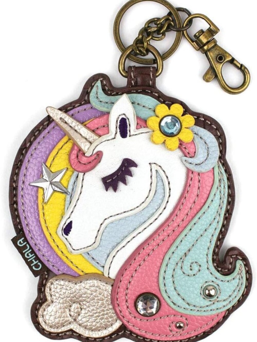 Chic Unicorn Decorative Key Fob & Coin Purse Accessory for Women - Cute